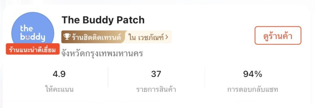 The Buddy Patch — ร้านฮิตติดเทรนด์บน Shopee